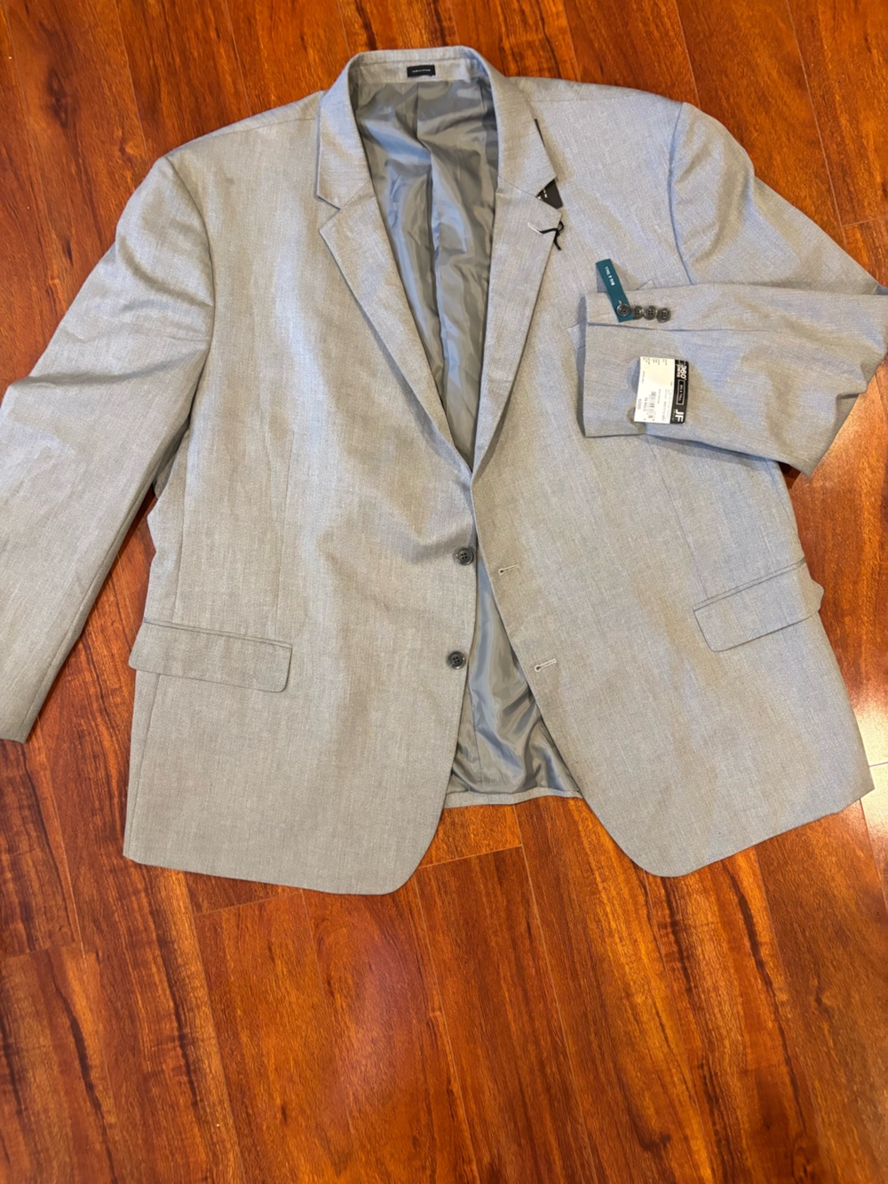 jf j.ferrar Light Gray Men's Blazer